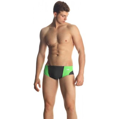 SLIPY KĄPIELOWE AQUA-SPEED ARTUR szaro/zielone 38 408
