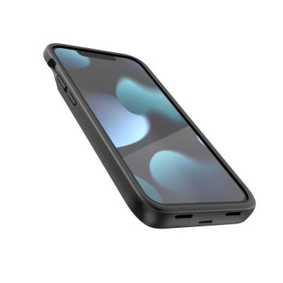 Etui Tech-Protect PowerCase na iPhone 12 mini / 13 mini z powerbankiem 4700mAh - czarne