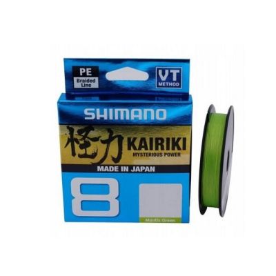 2. Plecionka Shimano Kairiki 8 0,060mm 150m 5,3kg M. Green
