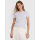 5. Koszulka damska bawełniana slim 4F 4FWMM00TTSHF2255-27M