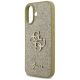 6. Etui Guess Fixed Glitter Big 4G na iPhone 17 - złote