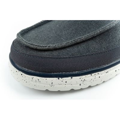 6. Wrangler buty męskie półbuty mokasyny Makena Stone niebieskie modne granatowe