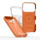 5. Etui Tech-Protect Silicone MagSafe na iPhone 17 Pro - pomarańczowe
