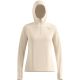 7. Bluza z kapturem damska Odlo X-ALP Mid layer hoody beżowa