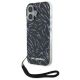 Etui Karl Lagerfeld Zebra With Cord na iPhone 16 Plus - fioletowe
