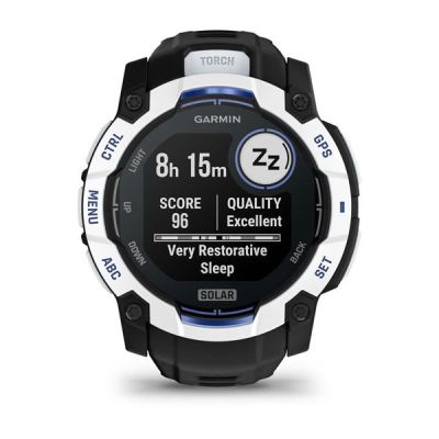 15. Smartwatch Garmin Instinct 3 Solar 010-02935-03 50mm czarno-biały