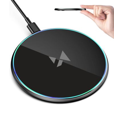 5. Ładowarka indukcyjna Wozinsky WLI-01Y 15W Qi z kablem USB-C - czarny