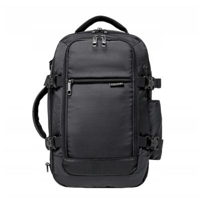 2. Plecak kabinowy torba podróżna do samolotu Puccini Easy Pack Collection 18L Czarny - PM90171-1