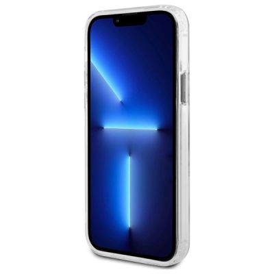 5. Etui Karl Lagerfeld IML Metal Choupette Head MagSafe na iPhone 12 - białe
