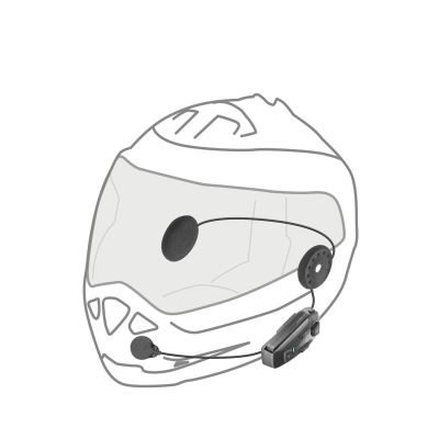 5. Interkom motocyklowy INTERPHONE U-COM 8R, komplet na 1 kask