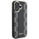 4. Etui DKNY Checkered Pattern Magsafe na iPhone 16 Plus - czarne