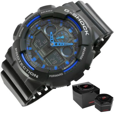 9. Zegarek Męski CASIO G-SHOCK GA-100-1A2ER + BOX