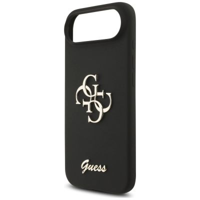 6. Etui Guess Silicone Big 4G Script na iPhone Air - czarne
