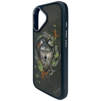4. Etui Nimmy Wilk MagSafe do iPhone 16 - ciemnoszary