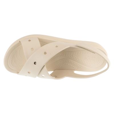 3. Crocs Brooklyn 4U Cross Strap Sandal W 212254-2MC Beżowe 36/37