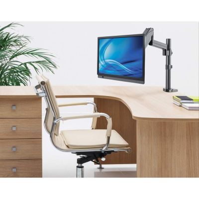8. MANHATTAN UCHWYT NA MONITOR 17-32" LCD 8KG BIURKOWY GAZOWY OBROTOWY