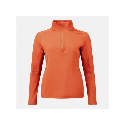 6. Bluza damska ROSSIGNOL W MID LAYER STRETCH HZ pomarańczowy