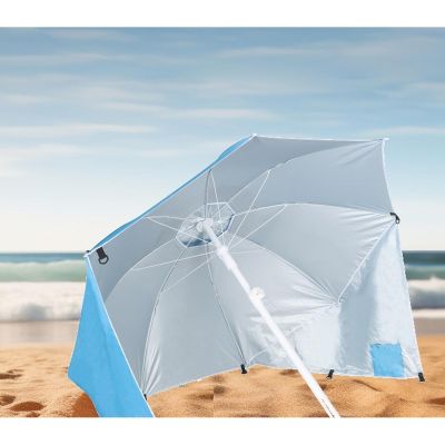 7. PARASOL PARAWAN PLAŻOWY 2W1 190CM