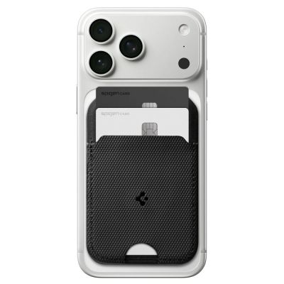 3. Magnetyczny portfel Spigen Slim Fold Tripod Wallet S314-2 MagSafe na telefon - czarny
