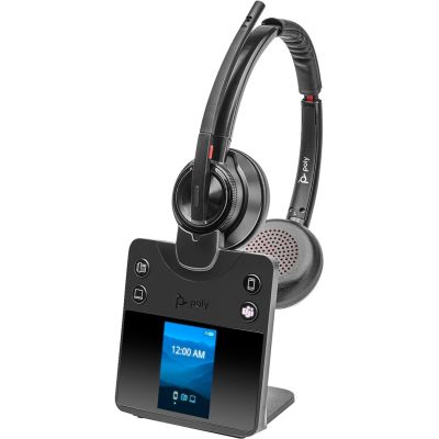 3. POLY Zestaw słuchawkowy Savi 8420 Office Stereo z certyfikatem Microsoft Teams DECT 1880–1900 MHz