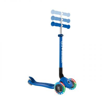 4. Hulajnoga SMJ Globber 3-kołowa Primo Foldable Lights 432-100-3