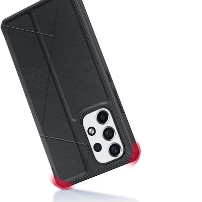 7. DUX DUCIS Skin X kabura etui pokrowiec z klapką Samsung Galaxy A73 czarny