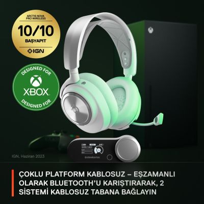4. Steelseries 61525 słuchawki/zestaw słuchawkowy Przewodowa Opaska na głowę Gaming USB Type-C Biały