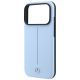 6. Etui Mercedes Leather Semi Wrap Iconic Line MagSafe do iPhone 18 Pro Max / 17 Pro Max - niebieske