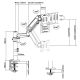 8. Equip 650132 uchwyt / stojak do monitorów 81,3 cm (32") Biurko Czarny