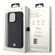 8. Etui BMW Leather Diamond Pattern na iPhone 15 Pro Max - czarne
