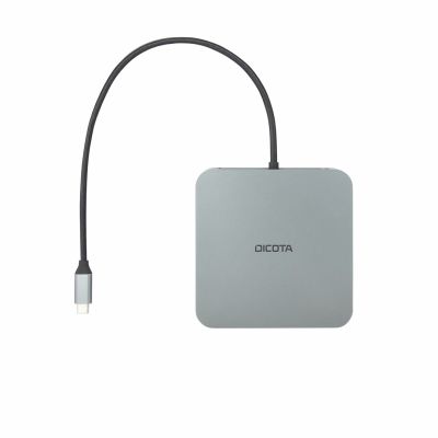 4. Dicota USB-C 10-in-1 Docking Station 8K HDMI PD 100W silver