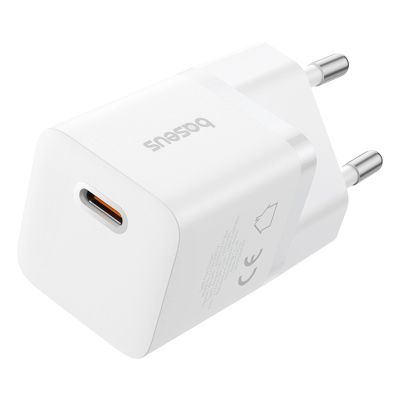 7. Ładowarka sieciowa Baseus GaN5 25W USB-C - biała