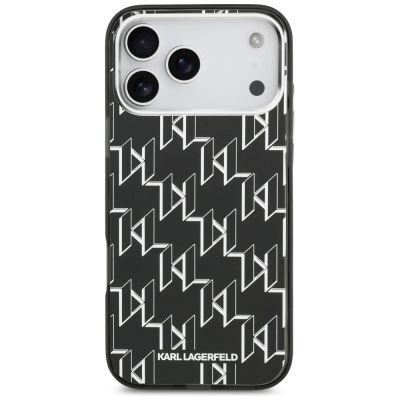3. Etui Karl Lagerfeld IML KL Monogram MagSafe na iPhone 17 Pro Max - czarne
