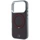 6. Etui Mercedes Ring Stand Iconic Logo MagSafe na iPhone 18 Pro / 17 Pro - burgundowe