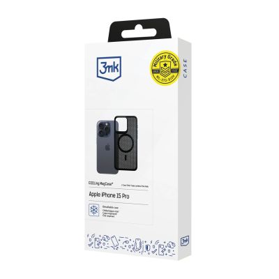 5. Etui 3mk COOLing MagCase na Apple iPhone 15 Pro - czarne