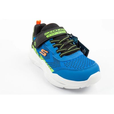 2. Skechers buty sportowe dziecięce Meteor-Lights LED dla chłopca na rzep
