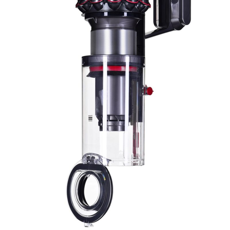 9. Odkurzacz pionowy DYSON Cyclone V10 Absolute (151W; kolor czerwony)