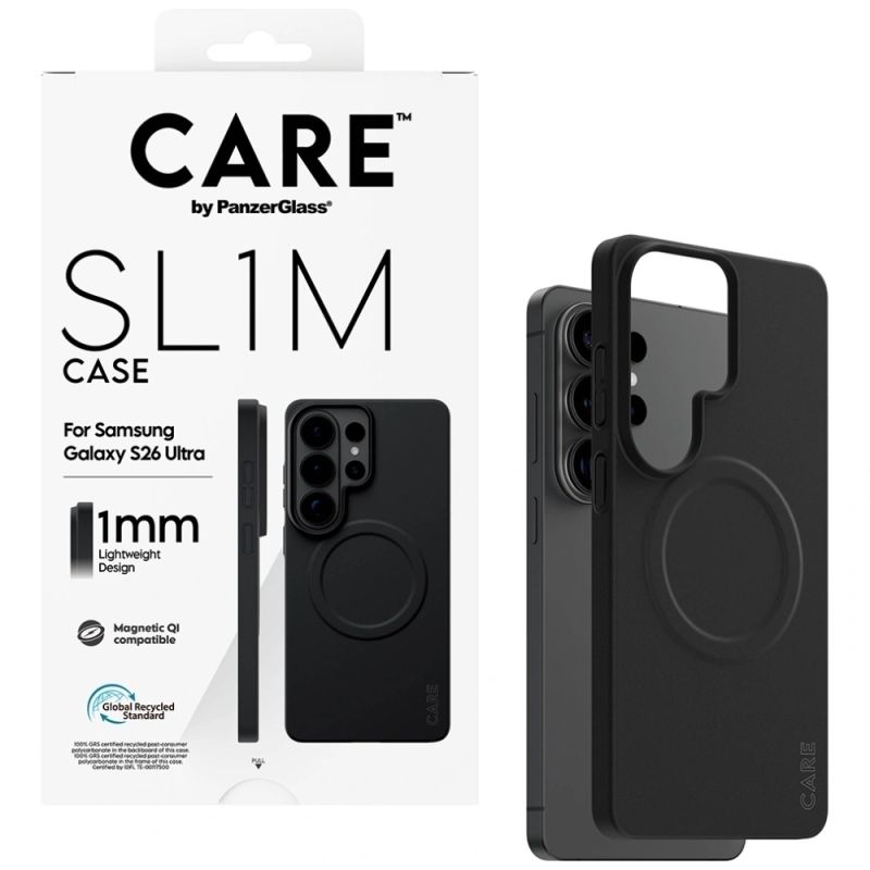 4. Etui CARE by PanzerGlass SL1M na Samsung Galaxy S26 Ultra - czarne