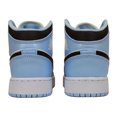 4. Buty sportowe dla dzieci Air Jordan Mid Ice Blue 2022 (GS) - 555112-401