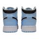4. Buty sportowe dla dzieci Air Jordan Mid Ice Blue 2022 (GS) - 555112-401