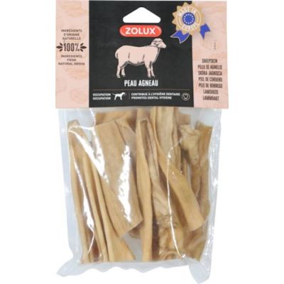 ZOLUX Przysmak naturalny dla psa Skóra jagnię 200g