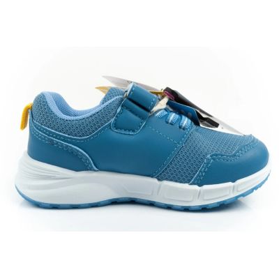 4. Leomil buty sportowe dziecięce sneakersy Bluey lekkie na rzep LED niebieskie