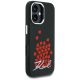 4. Etui Karl Lagerfeld Silicone Heart Sign Logo MagSafe na iPhone 16 - czarne