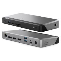 ALOGIC DX3 Przewodowa USB 3.2 Gen 1 (3.1 Gen 1) Type-C Czarny, Szary