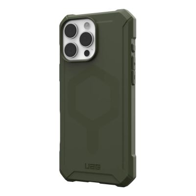 4. Etui UAG Urban Armor Gear Essential Armor MagSafe do Apple iPhone 16 Pro Max oliwkowy szary (przezroczysty)