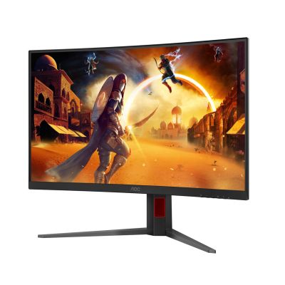 11. Monitor 31,5" AOC G4 C32G4Z 1920x1080px Full HD LCD Curved Czarny, Czerwony