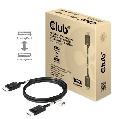 2. CLUB3D CAC-1091 kabel DisplayPort 1,2 m Czarny