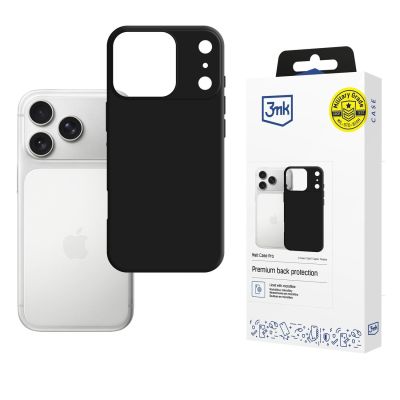 12. Etui 3mk Matt Case Pro na Apple iPhone 17 Pro - czarne matowe