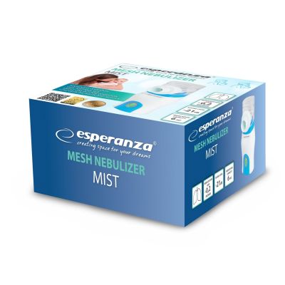 14. Inhalator do twarzy Esperanza MIST ECN005 (kolor biało-niebieski)