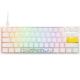 Ducky One 2 Pro Mini White Edition Gaming Tastatur, RGB LED - Cherry Blue (US)